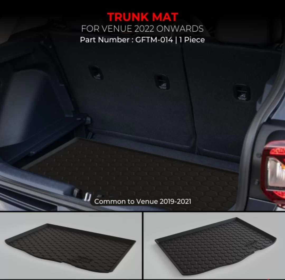 Hyundai venue boot deals mat